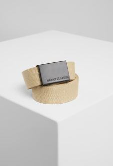 Canvas Belt beige/black