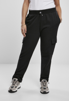 Ladies Cargo Terry Pants black