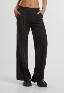 Ladies Wide Leg Trousers black