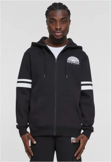 Southpole College Zip Hoody black/white