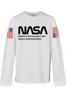 Kids NASA Worm Longsleeve white