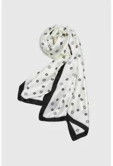 WOMEN'S SCARF L-SZ-4626 OFF WHITE