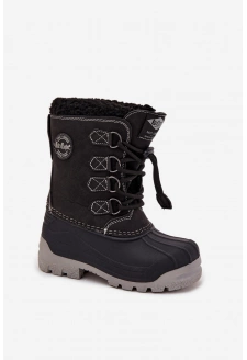 Śniegowce Dziecięce Chłopięce Lee Cooper LCJ-25-44-3943K Czarne