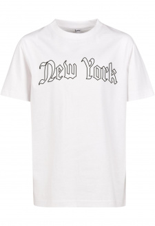 Kids New York Tee white