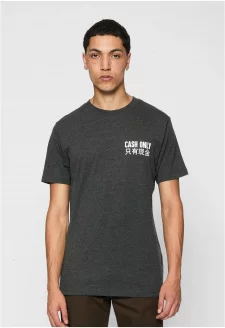 Cash Only Tee charcoal