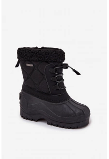 Ocieplane Śniegowce Dziecięce Na Zamek Big Star OO374073 Czarne