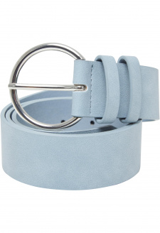 Basic Suede PU Belt ocean blue