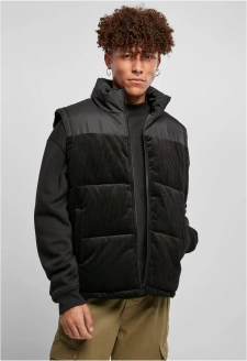 Cord Vest black