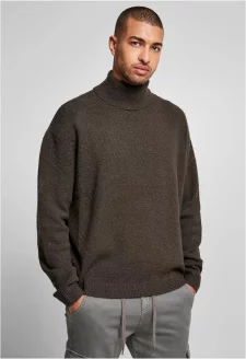 Oversized Roll Neck Sweater blackbird
