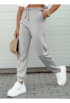 Spodnie damskie dresowe SMILL szare Dstreet UY2187
