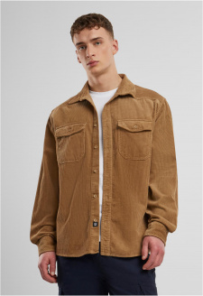 Corduroy Classic Shirt Long Sleeve camel