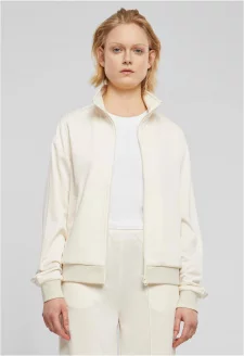 Ladies Retro Track Jacket whitesand