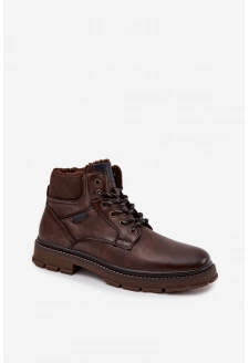 Trapery Męskie Ocieplane Wrangler 20253034.IKU Ciemnobrązowe
