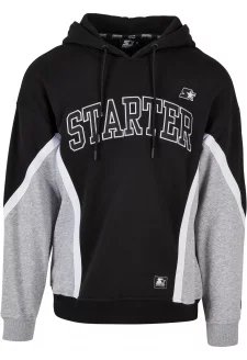 Starter Throwback Hoody black/heathergrey