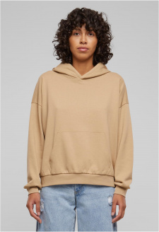 Ladies Light Terry Oversized Hoodie unionbeige