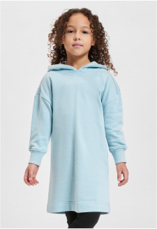 Girls Oversized Terry Hoody Dress oceanblue