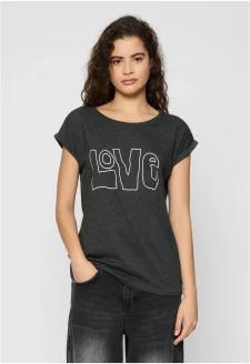 Ladies Love Tee charcoal
