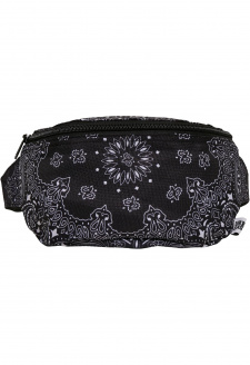 Bandana Print Hip Bag black