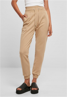 Ladies Organic High Waist Sweat Pants unionbeige