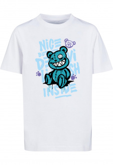 Kids Nice But Devilish Tee white