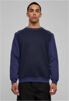 2-Tone Fake Raglan Crew midnightnavy/darkblue