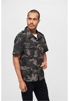 US Shirt Ripstop shortsleeve dark camo