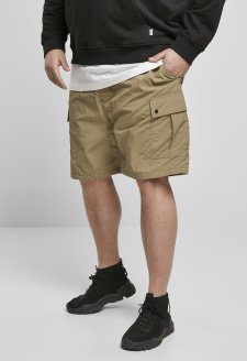 Nylon Cargo Shorts khaki