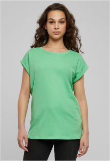 Ladies Extended Shoulder Tee ghostgreen