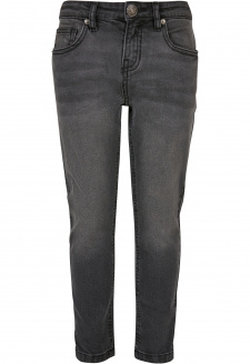 Boys Stretch Denim Pants black washed