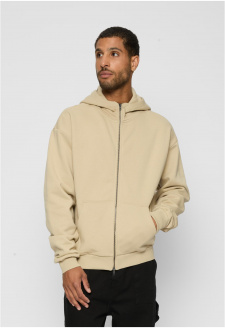 High Neck Zip Hoody wetsand