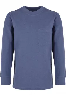 Boys Heavy Oversized Pocket Longsleeve vintageblue