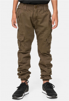 Boys Cargo Jogging Pants olive