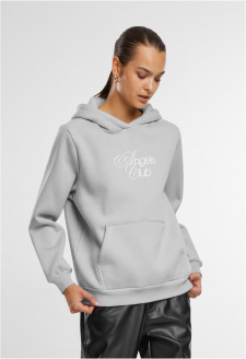 Angels Club Ladies Fluffy Hoody lightasphalt