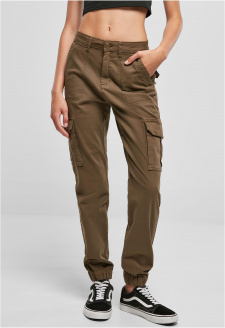 Ladies Cotton Twill Utility Pants olive