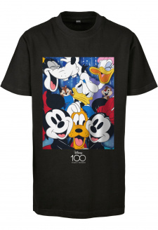 Kids Disney 100 Mickey & Friends Tee black