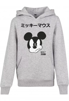 Kids Mickey Japanese Hoody heather grey
