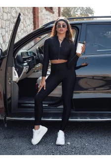 Komplet damski sportowy PANAMERA II czarny Dstreet AY1093