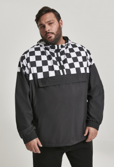 Check Pull Over Jacket blk/chess