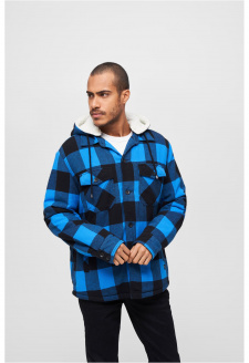 Lumberjacket Hooded black/blue