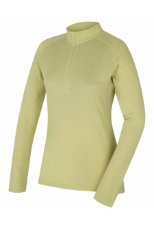 Dámské merino termotriko Merow Zip L light green