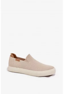 Trampki Damskie Slip-On Big Star RR274721 Beżowe