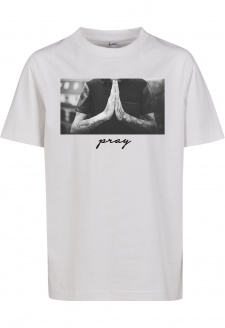 Kids Pray Tee white