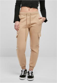 Ladies Cargo Sweat Pants unionbeige