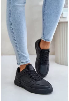 Sneakersy Damskie Big Star OO274A551 Hi-Poly System Czarne