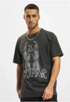 Tupac Up Oversize Tee charcoal