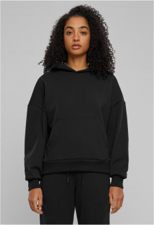 Ladies Cozy Oversized  Hoody black