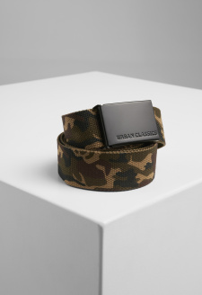 Canvas Belt woodcamo/blk