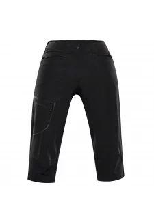 Dámské softshellové capri kalhoty ALPINE PRO WEDERA 2 black