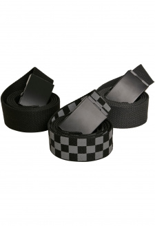 Belts Trio gry blk/blk+blk/blk+cha/blk