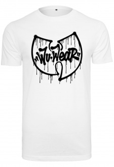 Wu Wear Dripping Logo Tee white